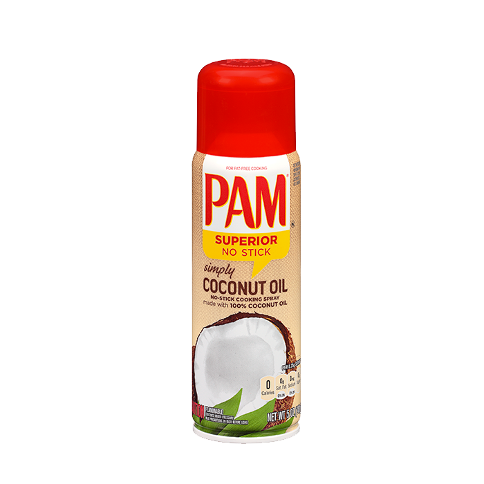 PAM Coconut Cooking Spray 141 g kort datum