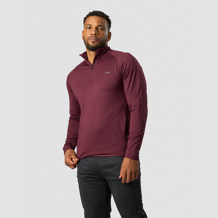Ultimate Training 1/4 Zip, Burgundy