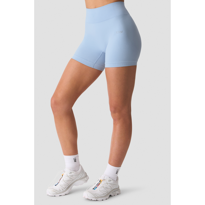 Smooth Seamless Midi Shorts Sininen