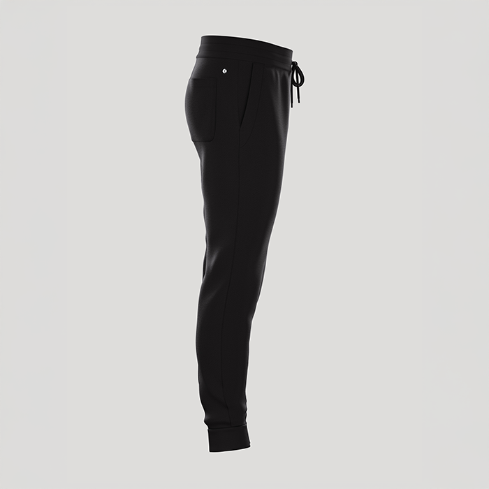 Essential Tapered Collegehousut Musta
