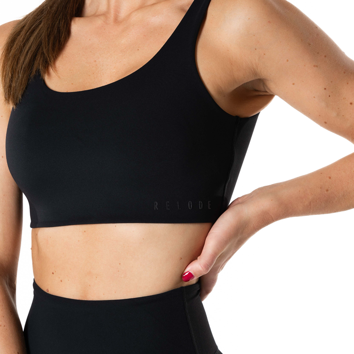 Clean Urheiluliivit Medium Support Musta