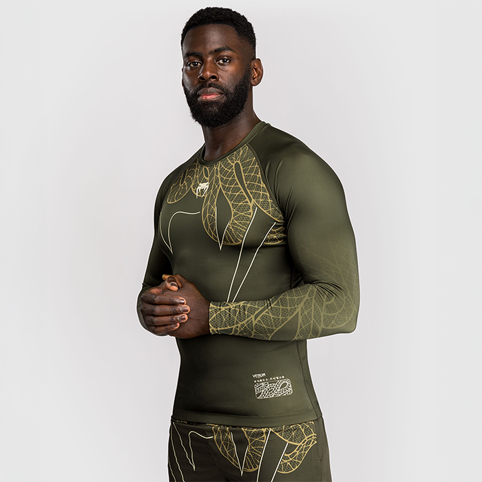 Serpenti Rashguard Pitk&auml;hihainen Khaki Pronssi Ivory