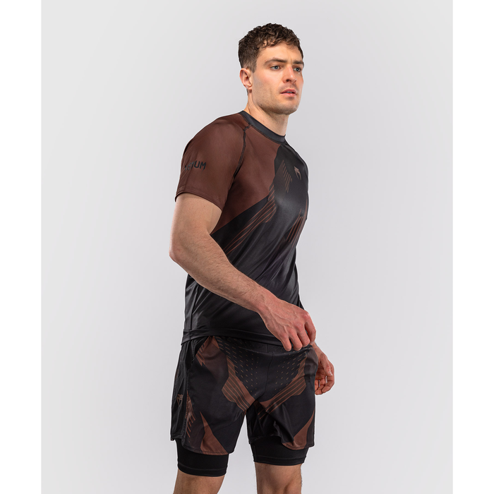 Venum NO-GI 6.0 Dry Tech T-paita Musta/Ruskea