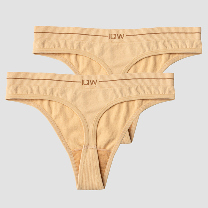 Everyday Seamless Alushousut 2-pack Beige