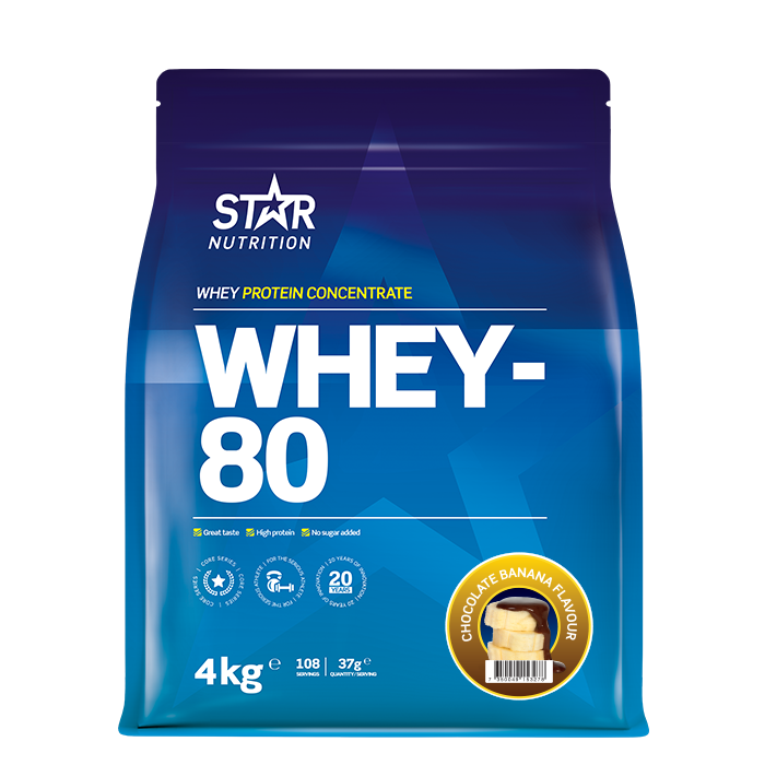 Star Nutrition Whey-80 Heraproteiini 4 kg​