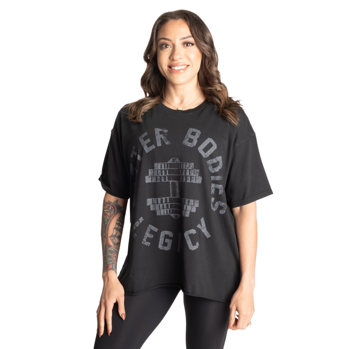Legacy Oversized T‑Paita Pesty Musta