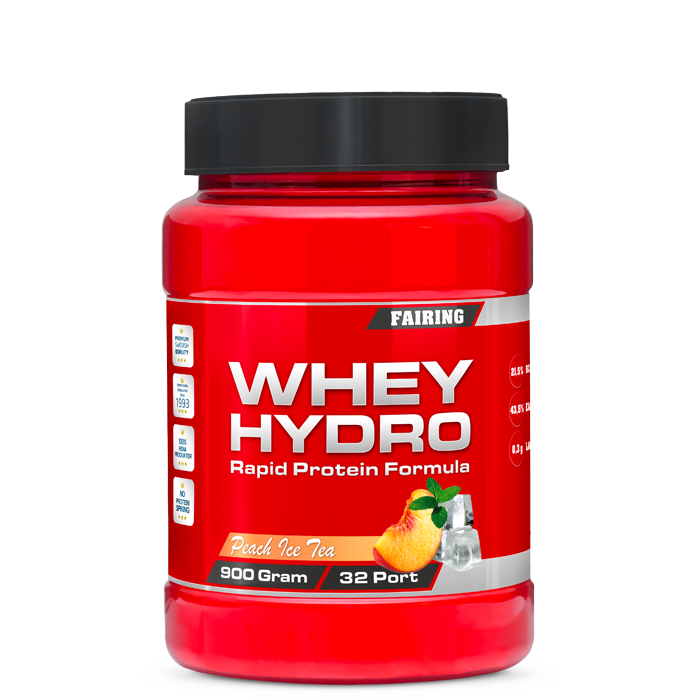 Whey Hydro Heraproteiini 900 g Persikka-j&auml;&auml;tee