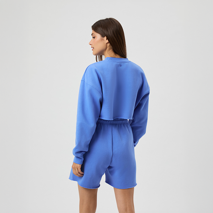Studio Oversized Cropped Sweatshirt Merensininen