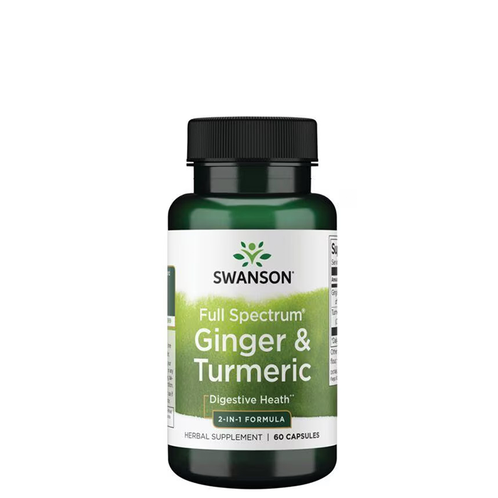Full Spectrum Ginger & Turmeric 2-in-1 Formula 60 caps