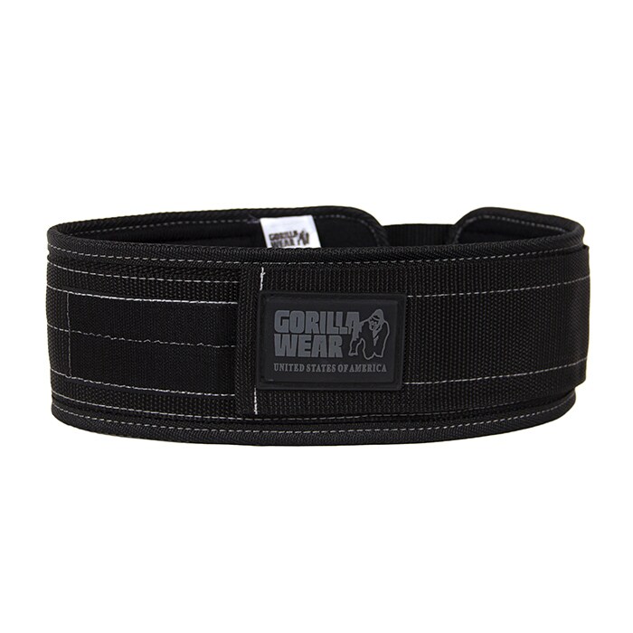 Gorilla Wear Gear 4 Inch Nylon Belt black