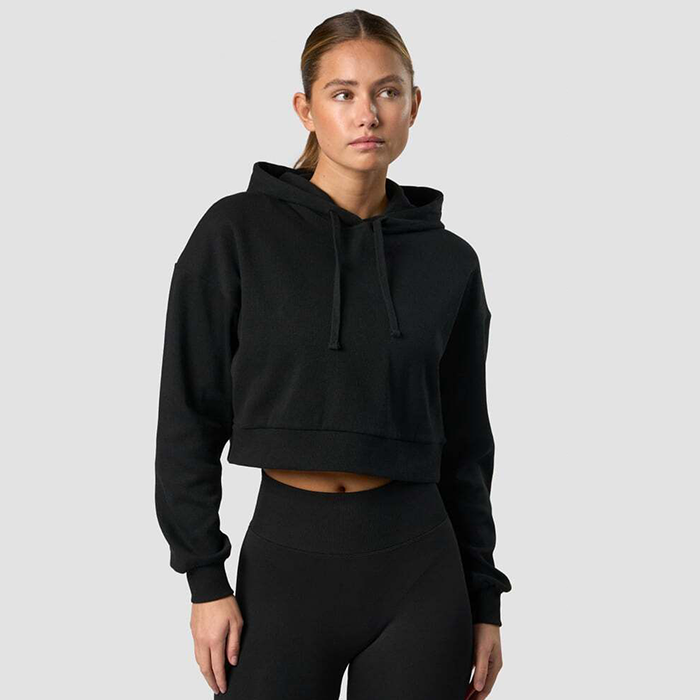 ICANIWILL Recharge Cropped Hoodie Wmn Black