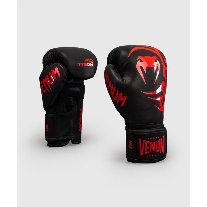 VENUM X MIKE TYSON TIGER Nyrkkeilyhanskat Musta/Punainen