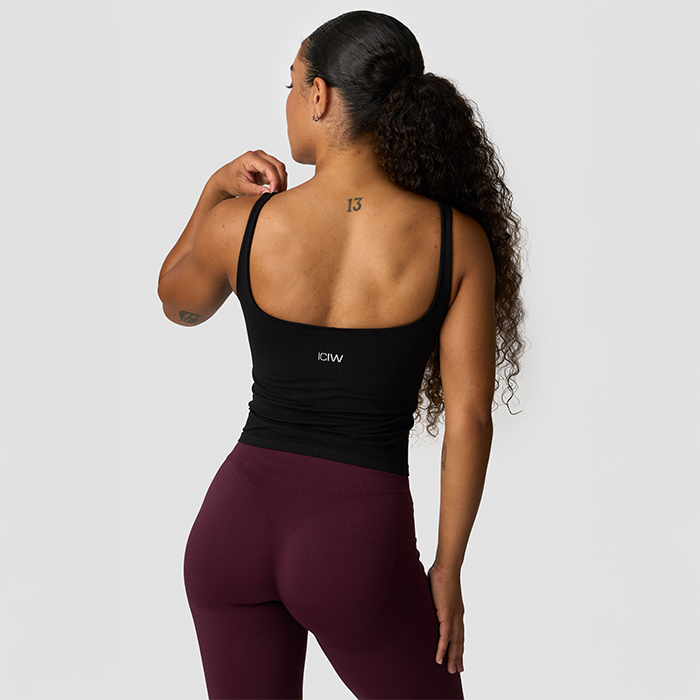 Smooth Seamless 2-in-1 Toppi Musta