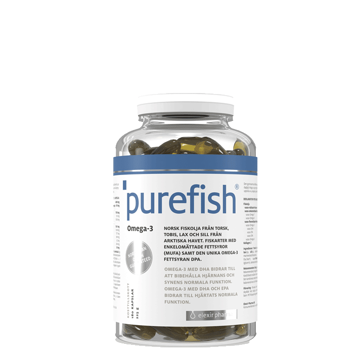 Purefish Omega-3 180 kapselia