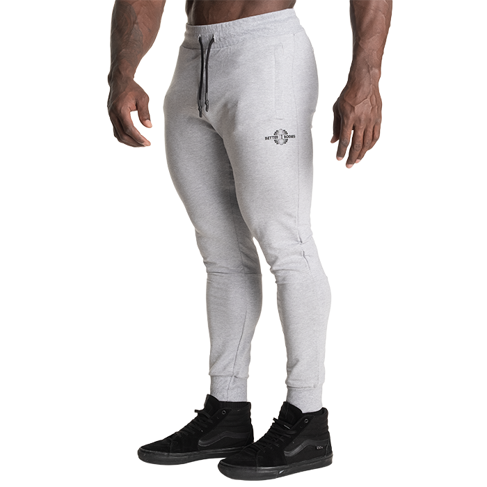 Tapered Joggers V2, Light Grey Melange