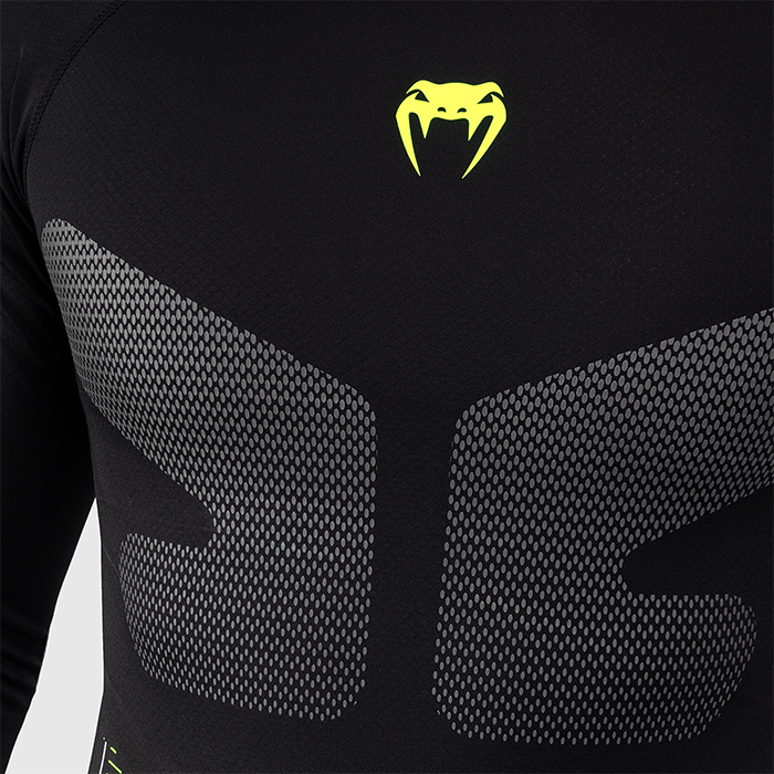 Training Camp 4.0 Rashguard Pitk&auml;hihainen Musta Vihre&auml;