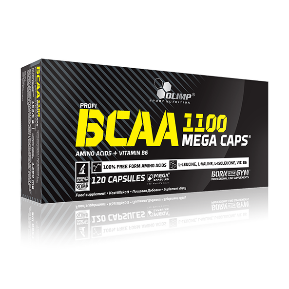 BCAA Mega Caps 120 kapselia