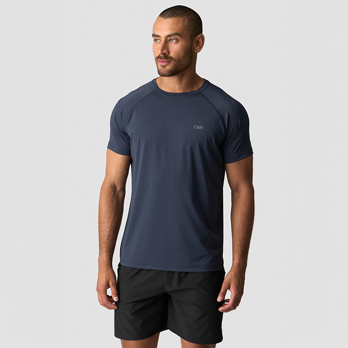 Workout Melange T-paita Sininen