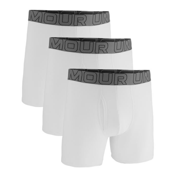 UA Performance Cotton Bokserit 3-pack Valkoinen
