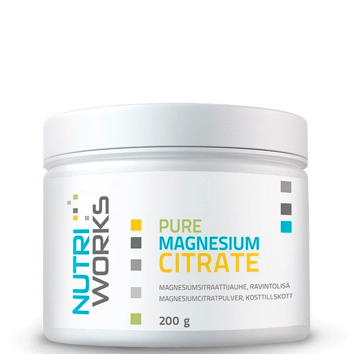 Nutri Works Pure magnesium citrate 200 g Natural