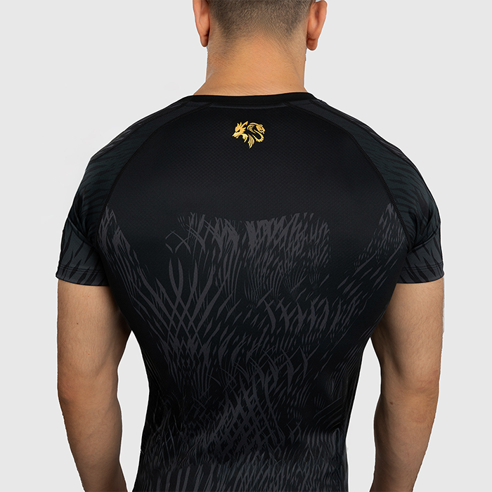 Venum X Chimaev Wild Borz Rashguard Lyhythihainen Musta Harmaa