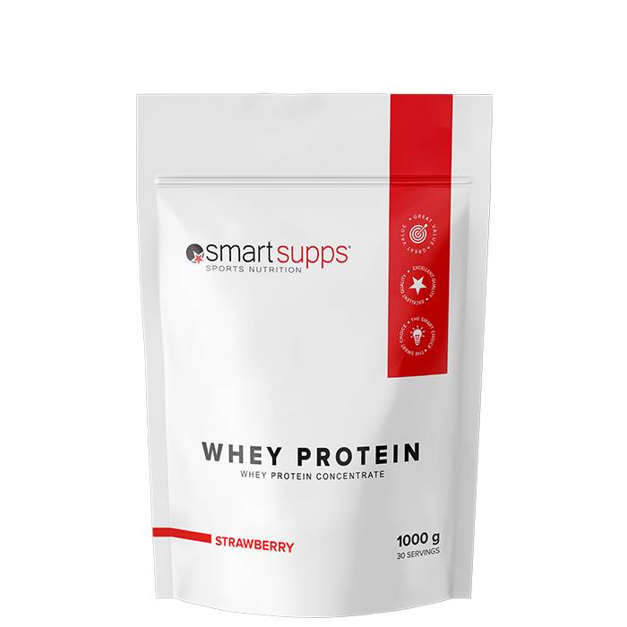 SmartSupps Whey Protein 1 kg Strawberry