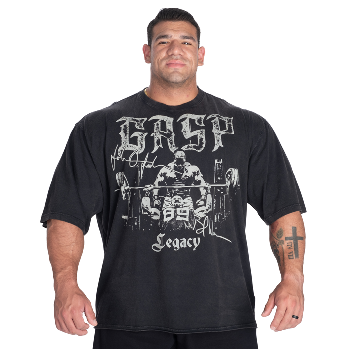 B&J Iron Tee T-paita Musta