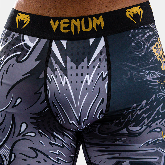 Venum Wolf Atak Kompressiotrikoot Musta Harmaa