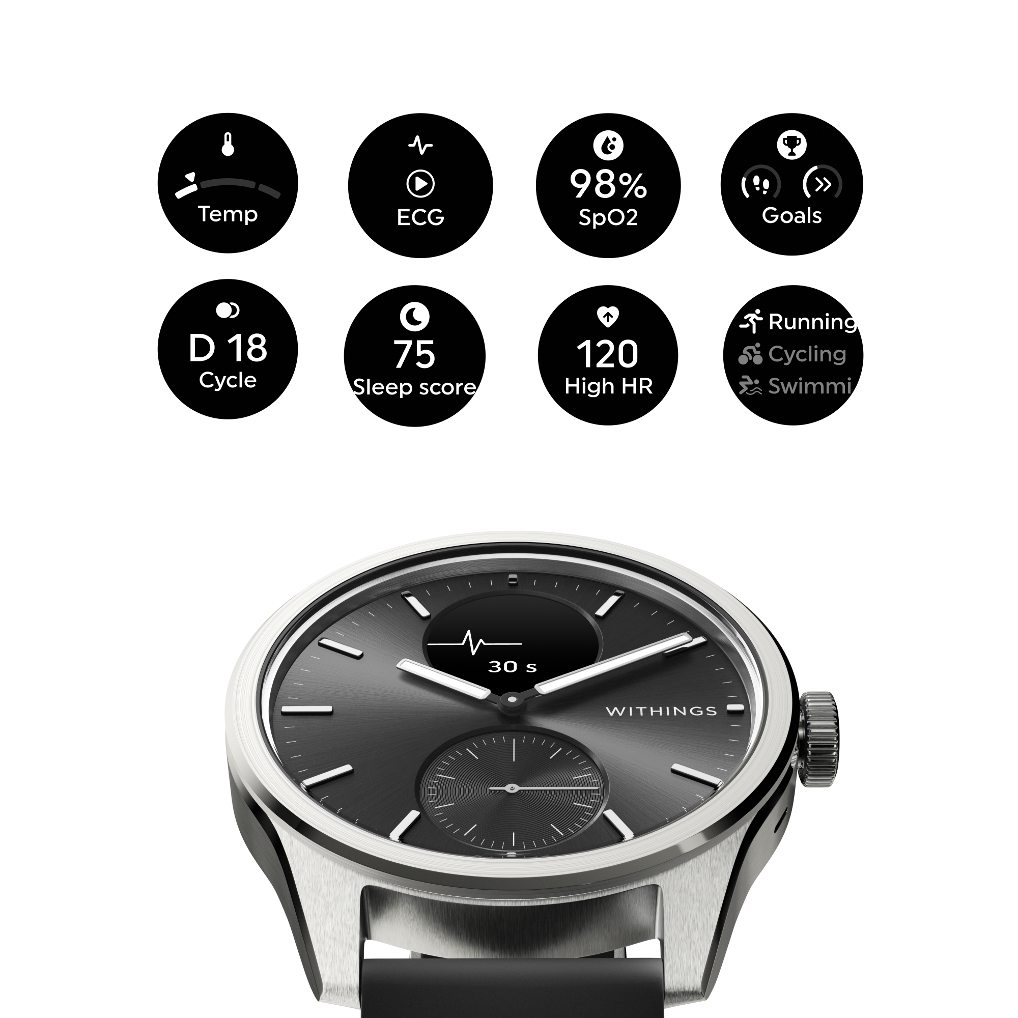 Treenikello Scanwatch 2 42mm Black
