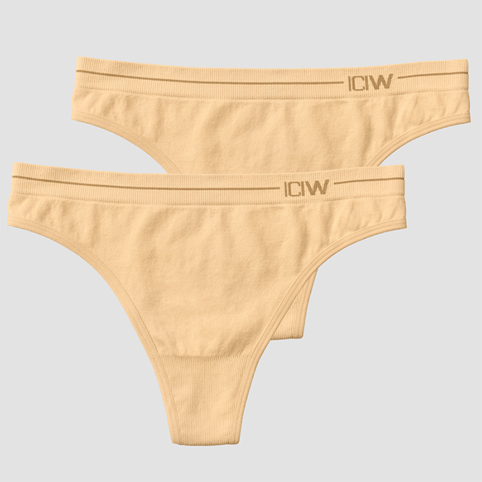 Everyday Seamless Alushousut 2-pack Beige