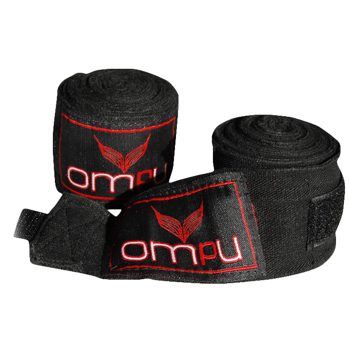 OMPU Handwraps stretch/lycra 4m musta