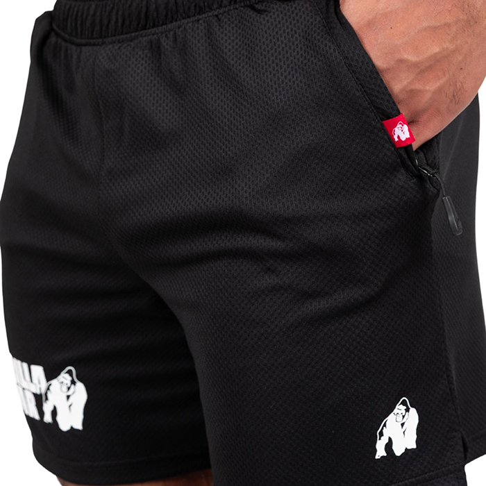 Miles Mesh Shorts Musta