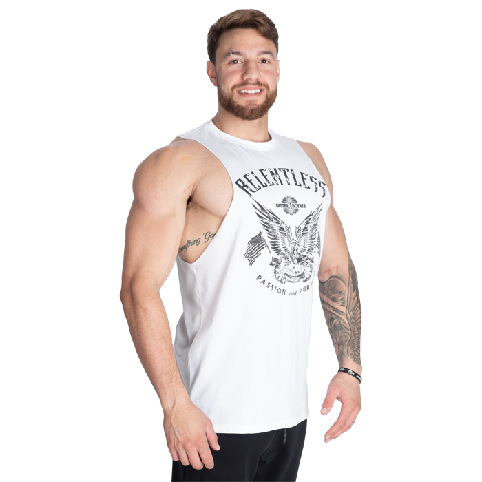 Relentless Cut Out T‑Paita Valkoinen