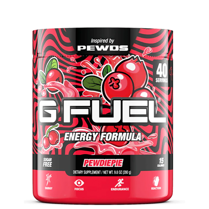 G Fuel Pre Workout Energy Formula 40 servings