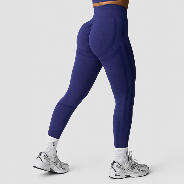 Rush Seamless Tights Tummansininen