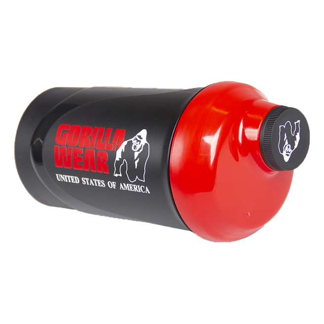 Gorilla Wear Wave Shaker Musta/Punainen 600 ml