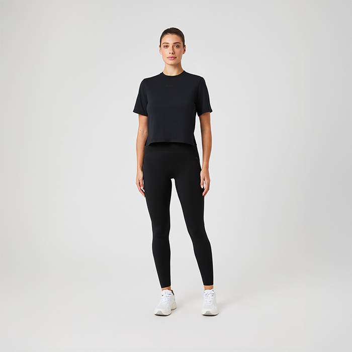 Borg Cropped T-paita Musta