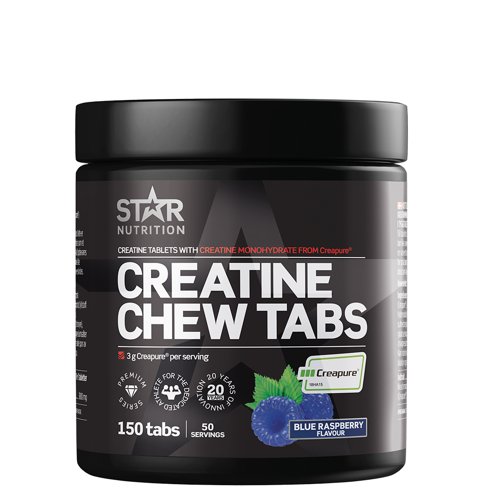 Creatine Chew Tabs, 150 tabs blue_raspberry