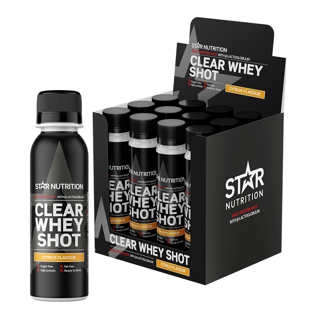 12 x Clear WheyHeraproteiini-shotti 100 ml citrus