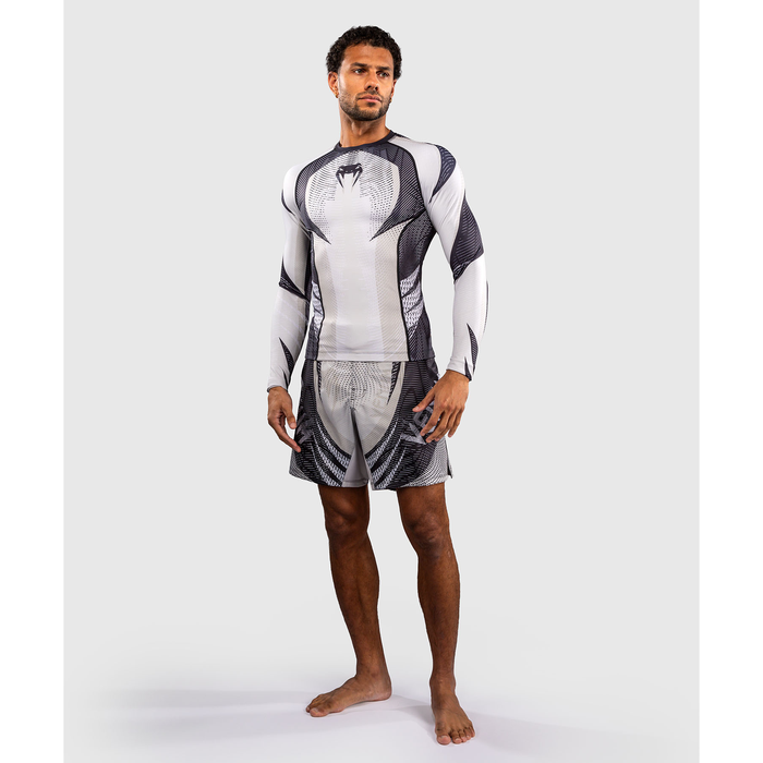 Venum GALACTIC 3.0 pitk&auml;hiha Rashguard Off-White/Musta