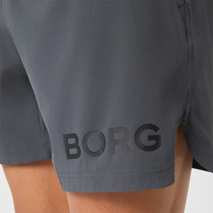 Borg Short Shorts Harmaa