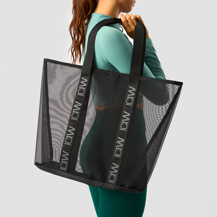 Mesh Tote Bag Black/Grey