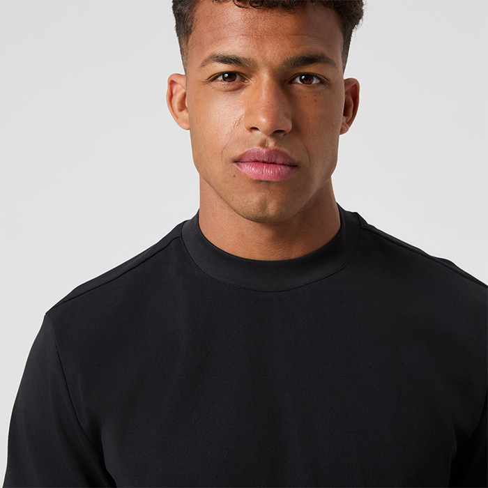 Centre High Neck T-paita Musta