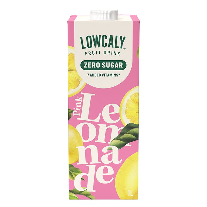 Lowcaly Hedelm&auml;juoma 1000 ml pink_lemonade