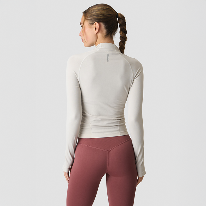 Define Puoli-Zip Paita Beige