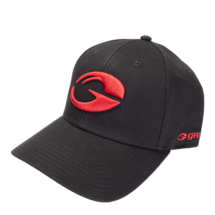 Gasp baseball-lippis, musta/punainen