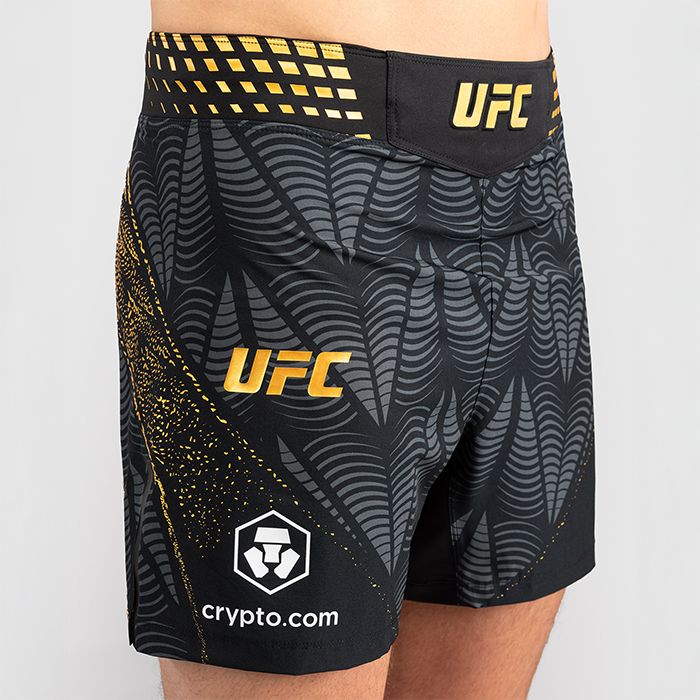 UFC Zenith by Venum Fight Night Fightshortsit Lyhyt malli Musta Kulta