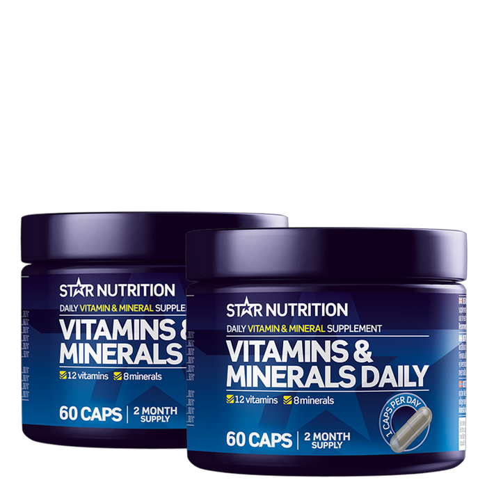 2 x Vitamins and Minerals Daily 60 kapselia