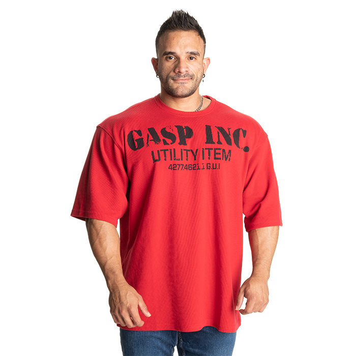 GASP Iron Thermal Tee Chili Red