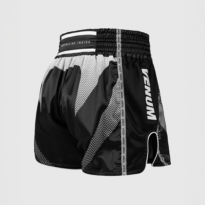 Venum Adrenaline Muay Thai Shortsit Musta Harmaa